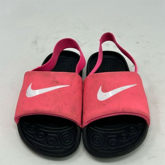 Nike Baby Toddler Kawa Slide Slingback Sandals Pink Size 10C Casual Shoes Summer - Picture 4 of 11
